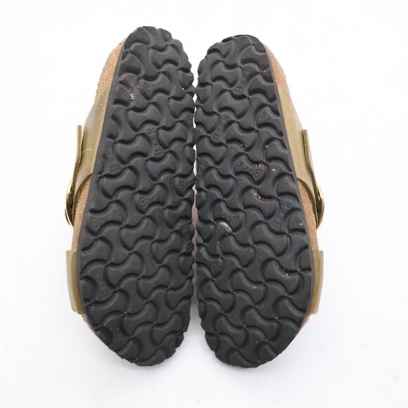 Birkenstock Siena Big Buckle Olive Green Leather Women's Size EU 37 US 6 Sandals - Picture 8 of 9